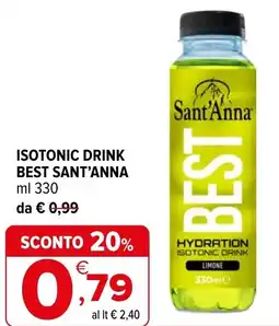 Iperal Isotonic drink best SANT'ANNA offerta