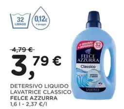 Orvea Detersivo liquido lavatrice classico FELCE AZZURRA offerta