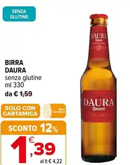 Iperal Birra DAURA offerta