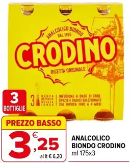 Iperal Analcolico biondo CRODINO offerta