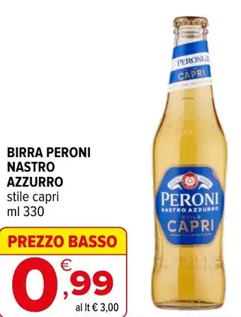 Iperal Birra PERONI NASTRO AZZURRO offerta