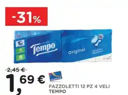 Orvea Fazzoletti 12 pz 4 veli TEMPO offerta