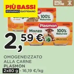 Orvea Omogeneizzato alla carne PLASMON offerta
