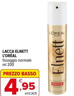 Iperal Lacca elnett L'ORÉAL offerta