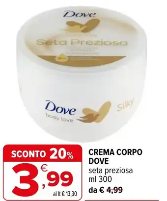 Iperal Crema corpo DOVE offerta