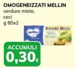 Basko Omogeneizzati mellin verdure miste, ceci offerta
