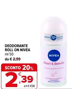 Iperal Deodorante roll on NIVEA offerta
