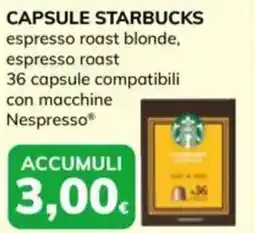 Basko Capsule starbucks espresso roast blonde offerta