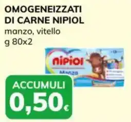 Basko Omogeneizzati di carne nipiol manzo, vitello offerta