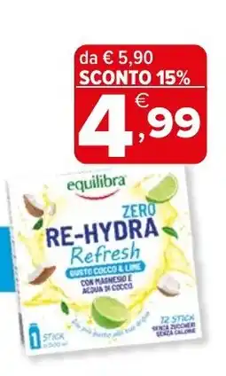 Iperal Equilibra re-hydra refresh offerta