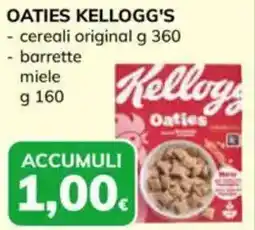 Basko Oaties kellogg's cereali original, barrette miele offerta