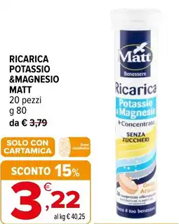 Iperal Ricarica potassio &magnesio MATT offerta