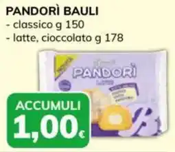 Basko Pandorì bauli classico, latte, cioccolato offerta