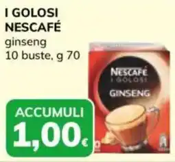 Basko I golosi nescafé ginseng offerta
