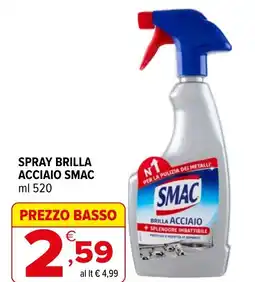 Iperal Spray brilla acciaio SMAC offerta
