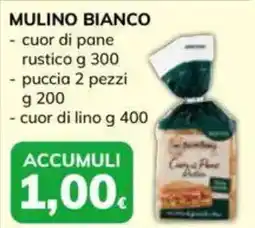 Basko Mulino bianco cuor di pane rustico, puccia, cuor di lino offerta