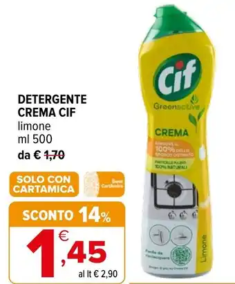 Iperal Detergente crema CIF offerta