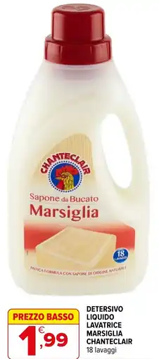 Iperal Detersivo liquido lavatrice marsiglia CHANTECLAIR offerta