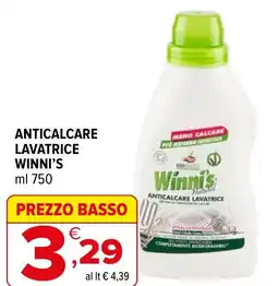 Iperal Anticalcare lavatrice WINNI'S offerta