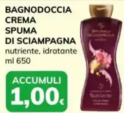 Basko Bagnodoccia crema spuma di sciampagna nutriente, idratante offerta