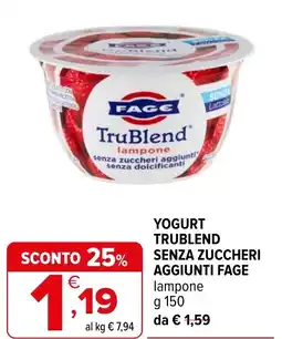 Iperal Yogurt trublend senza zuccheri aggiunti FAGE offerta