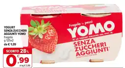 Iperal Yogurt senza zuccheri aggiunti YOMO offerta
