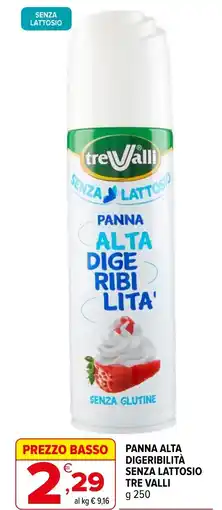 Iperal Panna alta digeribilità senza lattosio TRE VALLI offerta