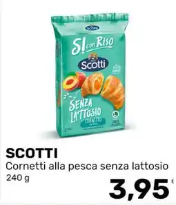 Iper Tosano SCOTTI Cornetti alla pesca senza lattosio offerta