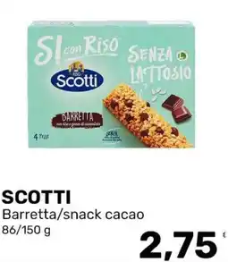 Iper Tosano SCOTTI Barretta/snack cacao offerta