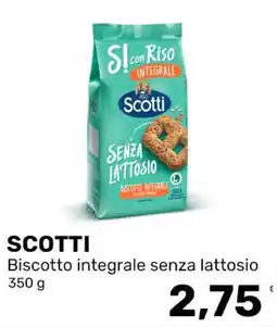 Iper Tosano SCOTTI Biscotto integrale senza lattosio offerta