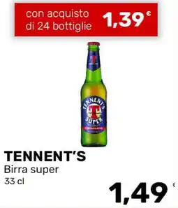 Iper Tosano TENNENT'S Birra super offerta