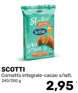 Iper Tosano SCOTTI Cornetto integrale-cacao s/latt. offerta