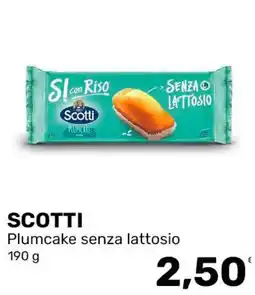 Iper Tosano SCOTTI Plumcake senza lattosio offerta