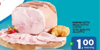 Parmacotto prosciutto cotto alta qualità