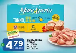 Extra Supermercati Mareaperto tonno all'olio di oliva offerta