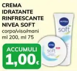 Basko Crema idratante rinfrescante nivea soft corpo/viso/mani offerta