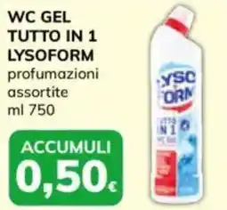 Basko Wc gel tutto in 1 LYSOFORM offerta