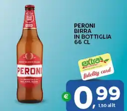 Extra Supermercati Peroni birra in bottiglia offerta