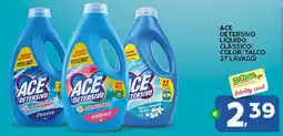 Extra Supermercati Ace detersivo liquido classico/ color/talco offerta