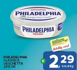 Extra Supermercati Philadelphia classica vaschetta offerta