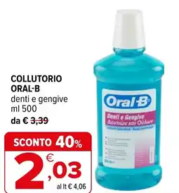 Iperal Collutorio ORAL-B offerta