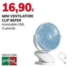 Basko Mini ventilatore clip beper offerta