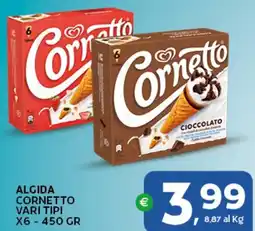 Extra Supermercati Algida cornetto offerta