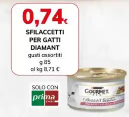 Basko Purina gourmet sfilaccetti per gatti diamant offerta