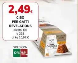 Basko Purina gourmet cibo per gatti revelations offerta