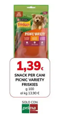 Basko Purina gourmet snack per cani picnic variety friskies offerta
