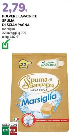 Basko Polvere lavatrice spuma di sciampagna marsiglia offerta