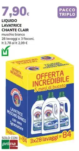 Basko Liquido lavatrice chante clair muschio bianco offerta