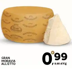 Extra Supermercati Gran moravia all'etto offerta