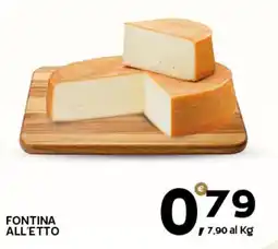 Extra Supermercati Fontina all'etto offerta